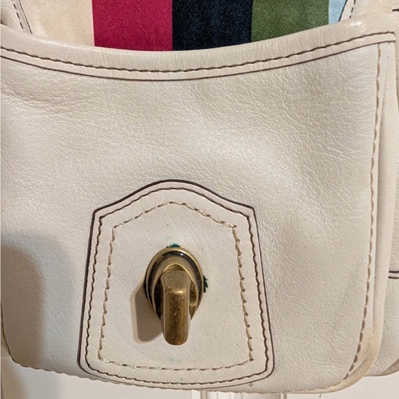 Coach Legacy Turnlock Striped Bag - Picture 3 of 4